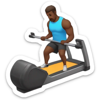 8am gym session sticker