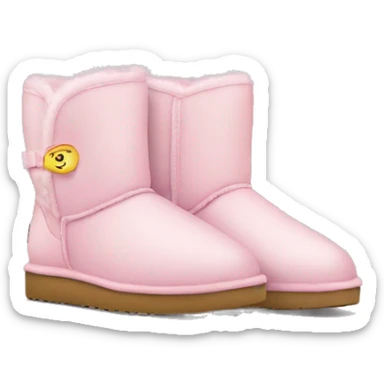 light pink uggs sticker
