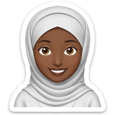 Muslim hijabi  sticker