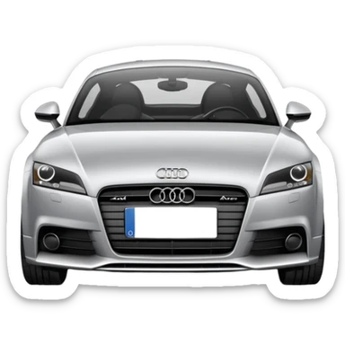 Audi TT, front view sticker