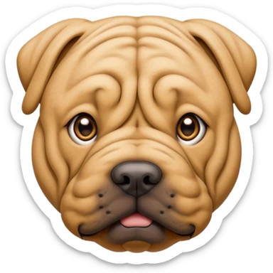 Shar Pei sticker