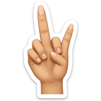 Smiling middle finger sticker