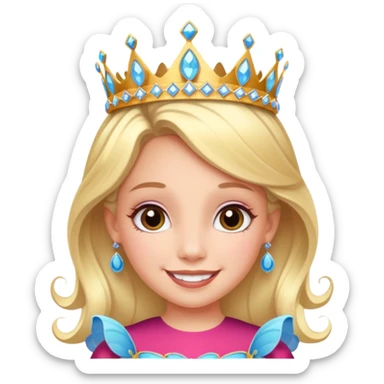 My daughter, the miss  pageant butterfly winner ￼￼ sticker