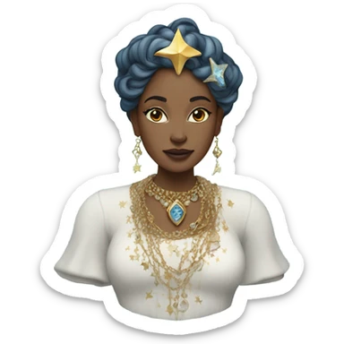 Aquarius queen sticker
