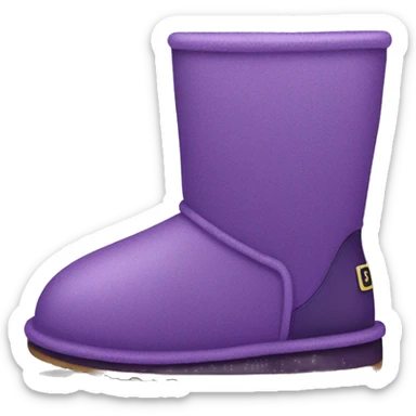 Purple Ugg boot sticker