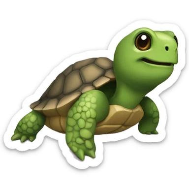 Tortue mine sticker
