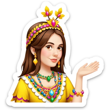 Colorful Parade Participant sticker