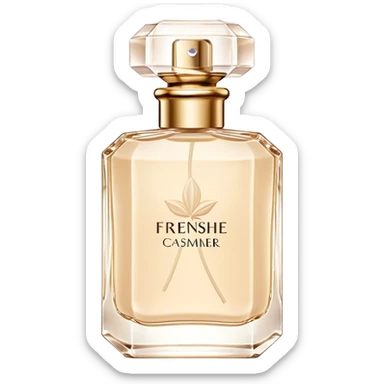 Frenshe cashmere vanilla perfume sticker