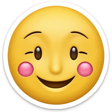 Emoji, smiley face with 1 eye closed sticker