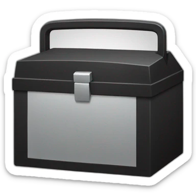 black toolbox sticker