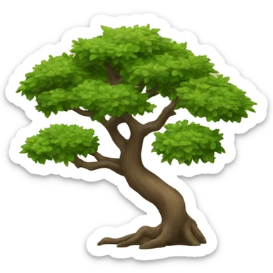 Bonsi tree sticker