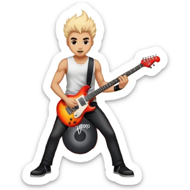 Icon for Metal Music: Manowar performing live, with powerful imagery of the band on stage, electric guitars, drums, and heavy metal energy. The background features a fiery stage and intense lights, reflecting the epic atmosphere of their concert. Transparent background. sticker