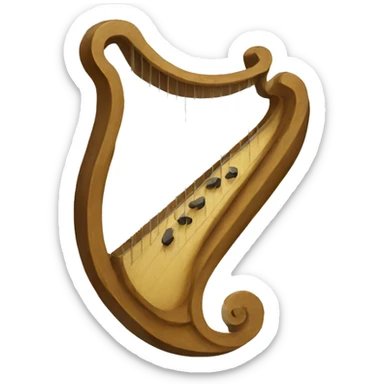 bard's Lyre  sticker