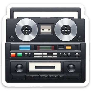 VCR player sticker