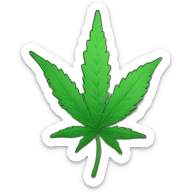 Cannabis pape sticker