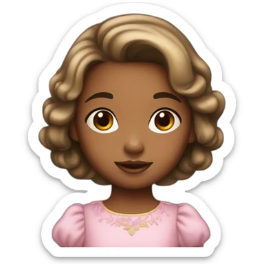 Little princess girl  sticker