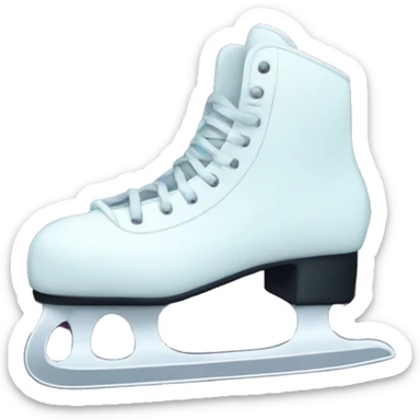 Ice skate sticker