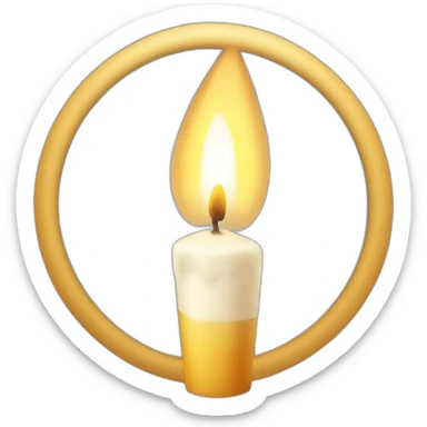 candle light dinner sticker