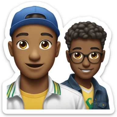 frat boy delta psi with DJ board and frat boy phi psi with DJ boy sticker