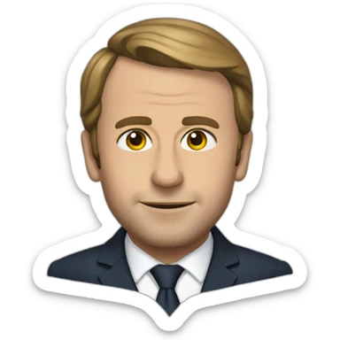 Macron mdr sticker