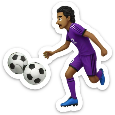 soccer play inspired by the scorpion sticker