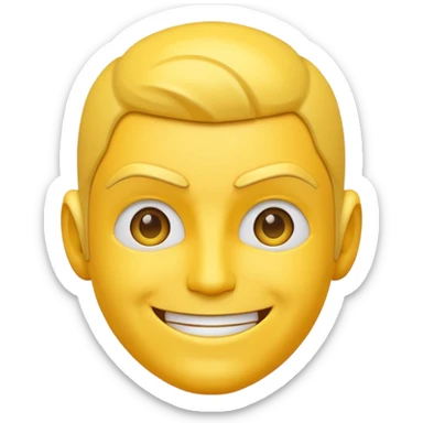 Flash man emoji sticker
