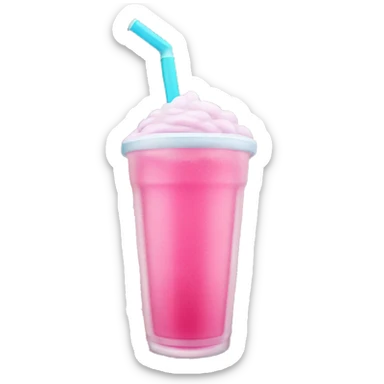 A pink slushie sticker