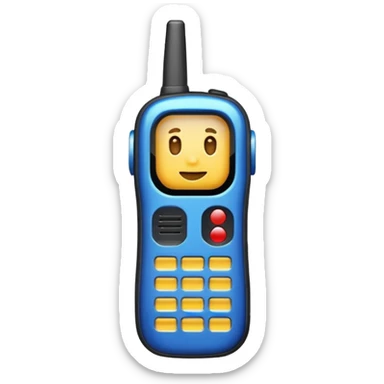 Walkie talk emoji  sticker