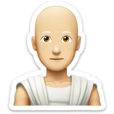 Bald saitama sticker