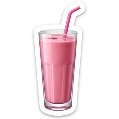 strawberry smoothie sticker