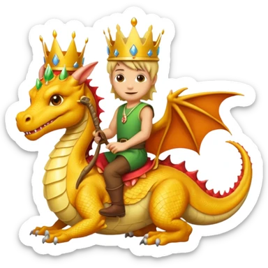 Juice world on a dragon sticker