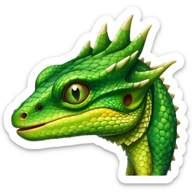  lizards licking its eye in the light sticker