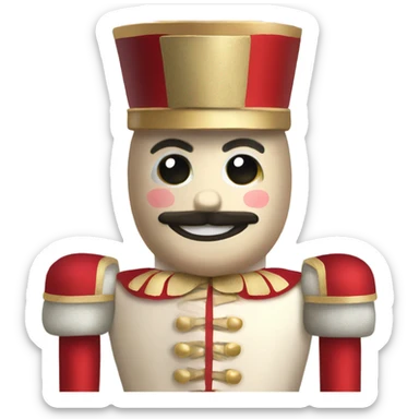 nutcracker with torso sticker