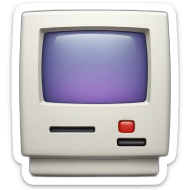90s apple macintosh sticker