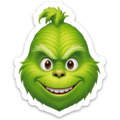 Grinch grand poaa sticker