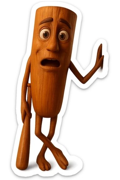 Create three versions of this character with a transparent background: one with a big happy smile, one looking surprised, and one looking sad. Maintain the original style and details of the character. sticker