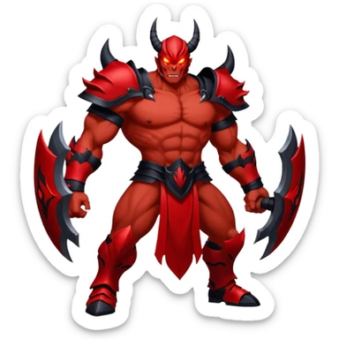 Igris , le monstre dans solo leveling qui devient l'ombre de jin woo sticker