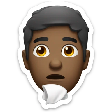 Tired and exhausted  sticker