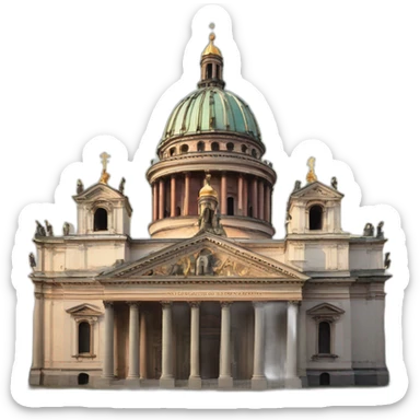 st isaac cathedral sticker
