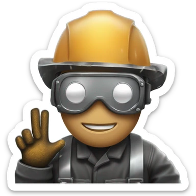 Greasy welder sticker