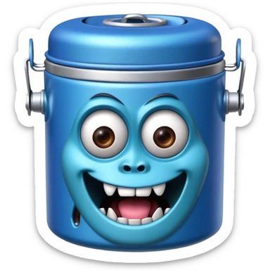 monster inc scream canister sticker