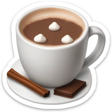 Hot chocolate for Christmas  sticker