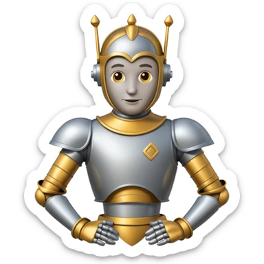Tin Man from Oz sticker