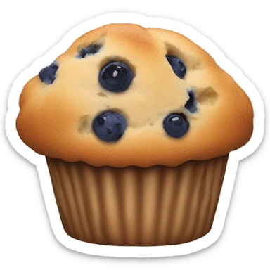 Blueberry muffin  sticker