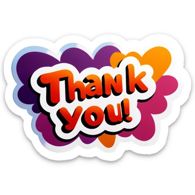 Thank you  sticker