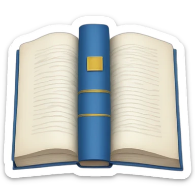 book-blue sticker