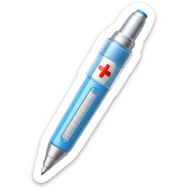 Far pen with medical tape around it sticker