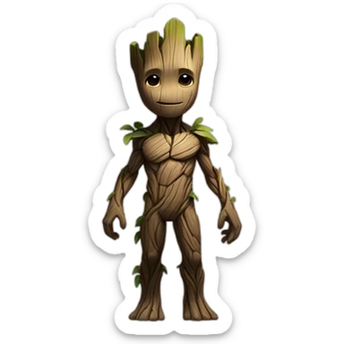 fullbody groot sticker
