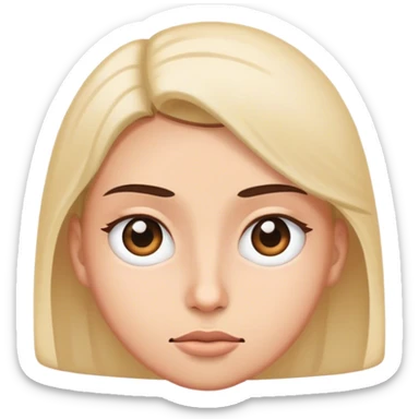 rolling eyes with side eyes sticker