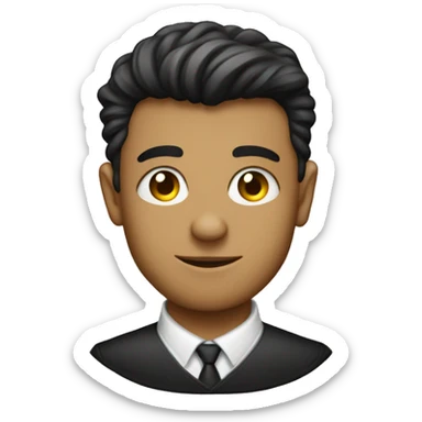 Emoji love, by Omar Leandro Sánchez Rubió  sticker